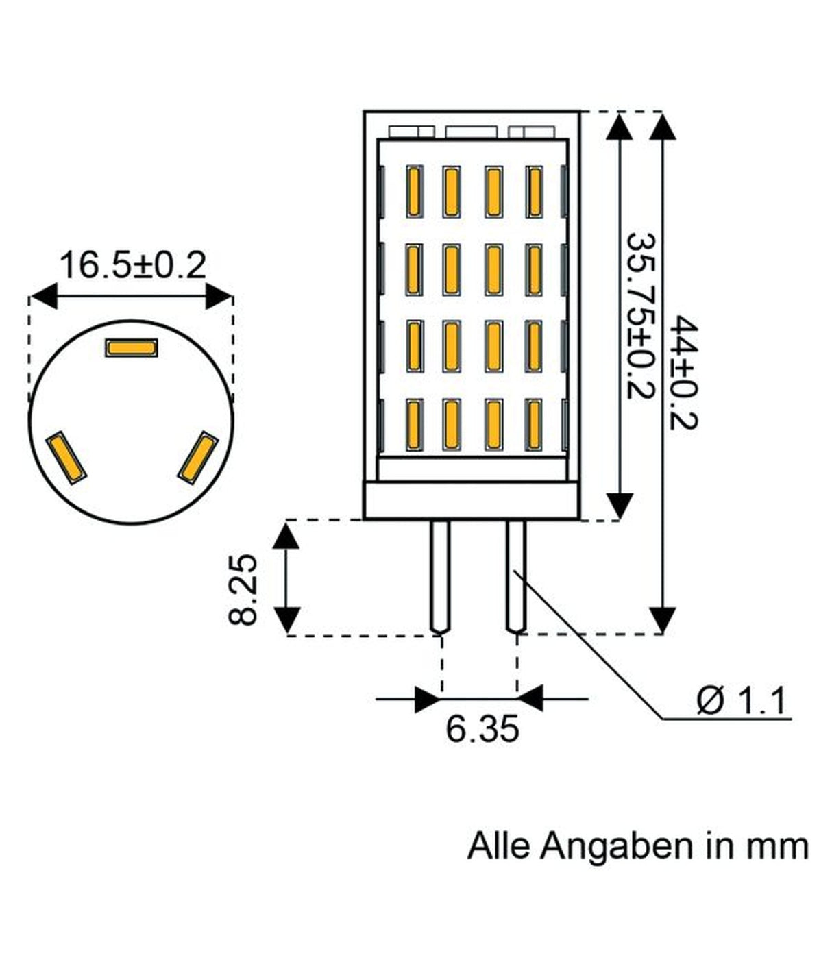 Talamex LED lamp LED63 10-30V G4-bottom