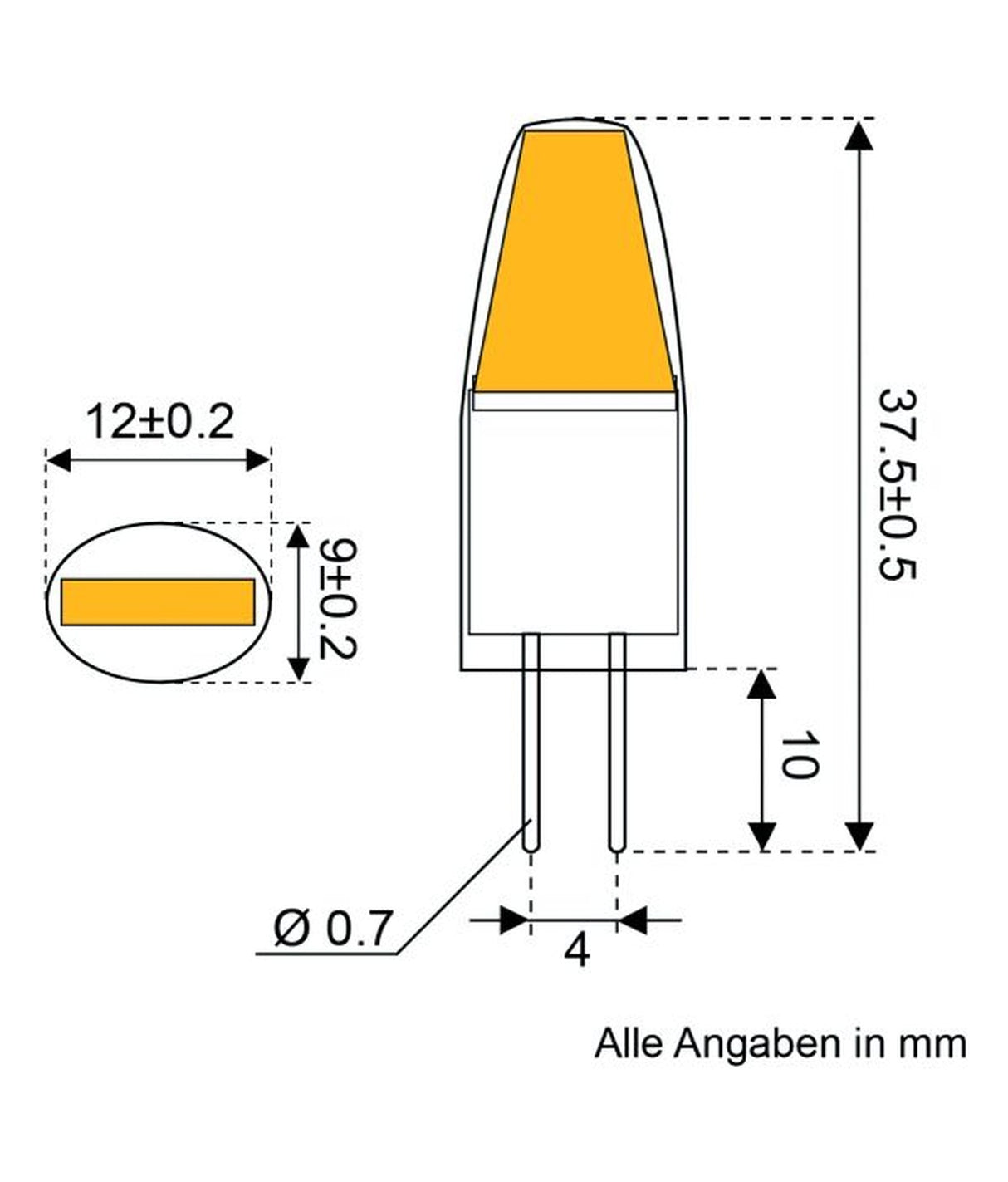 Talamex LED-lamp 2.5cst COB 10-30V G4