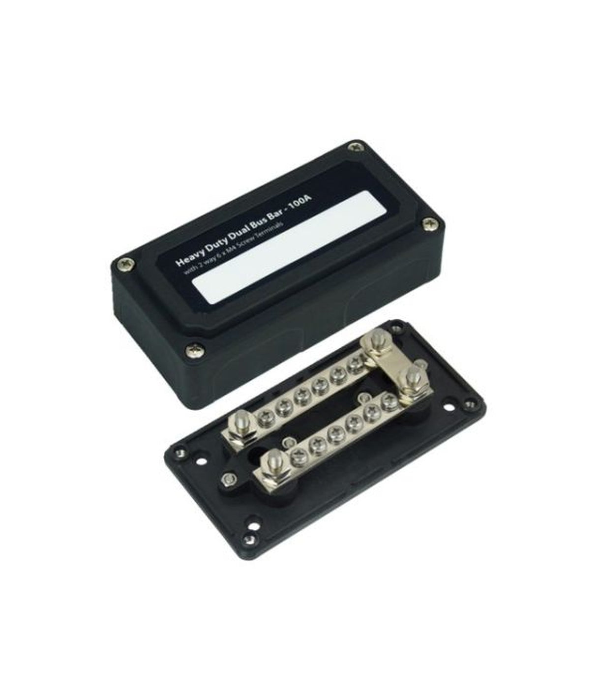 Talamex barra colectora de alta resistencia 12xM4 en 4xM6, máx 100A – 48V CC