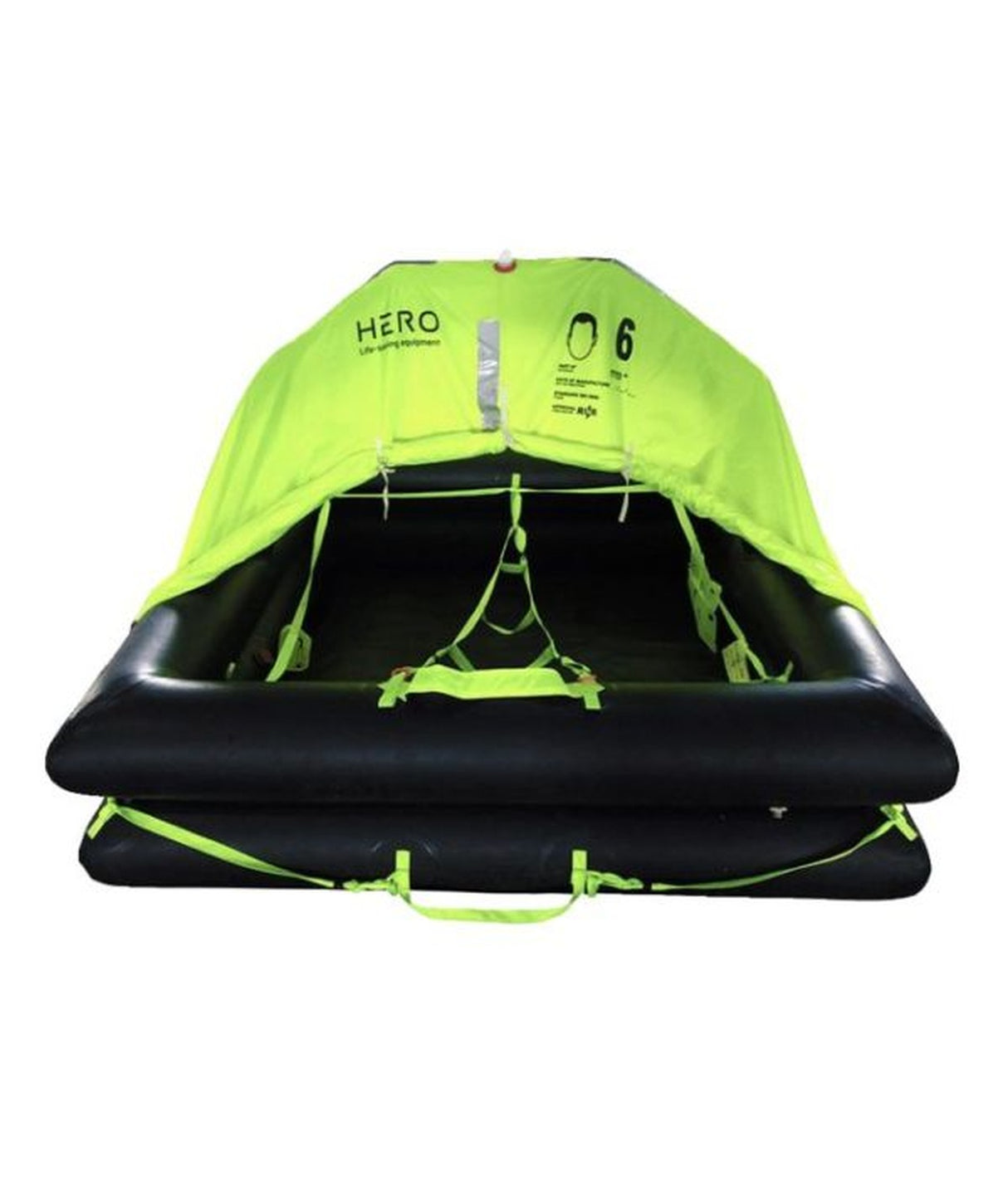 Hero balsa salvavidas costera ISO 9650-2 contenedor para 6 personas