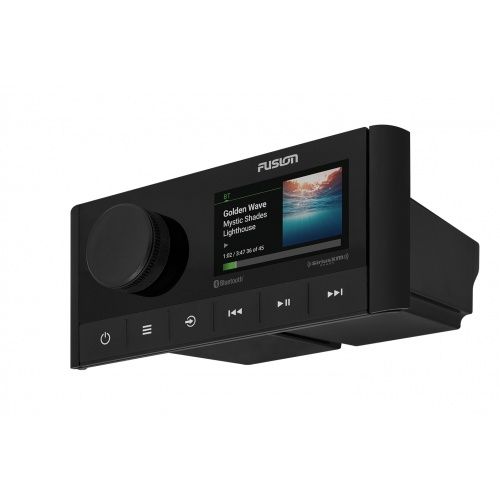 Fusion MS-RA210 marine stereo with DSP, Bluetooth, and NMEA 2000