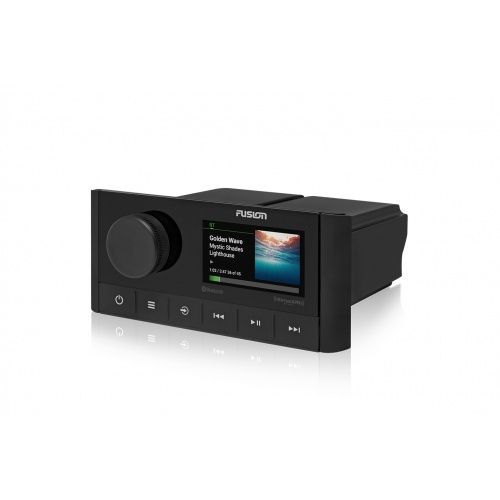 Fusion MS-RA210 marine stereo with DSP, Bluetooth, and NMEA 2000