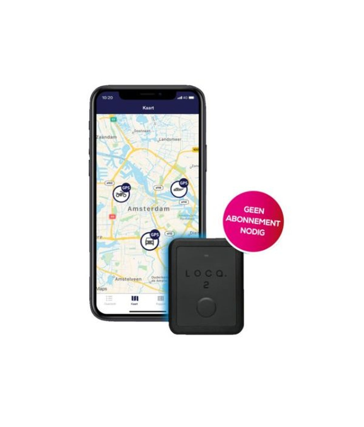 Localizador GPS Loca 2 – impermeable, para barco, autocaravana y jetski