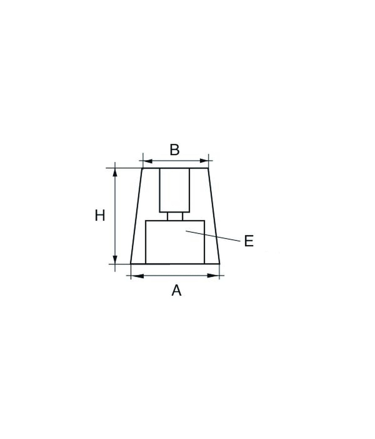 Talamex Schroefas anode zink 45 mm 6-kant