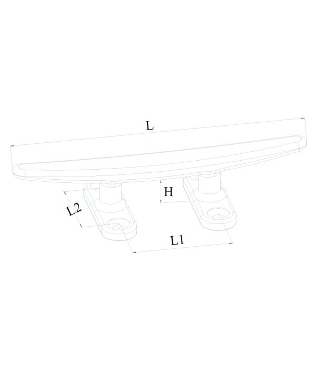 Talamex kikker RVS 152 mm AISI 316