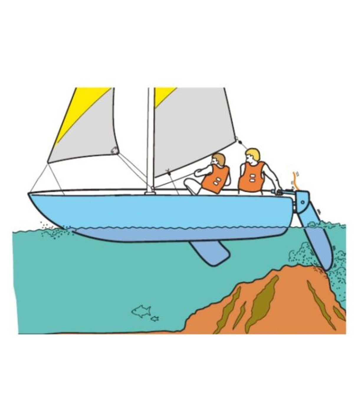 Clamcleat CL257 sgancio automatico 4–6 mm – scotta da regata