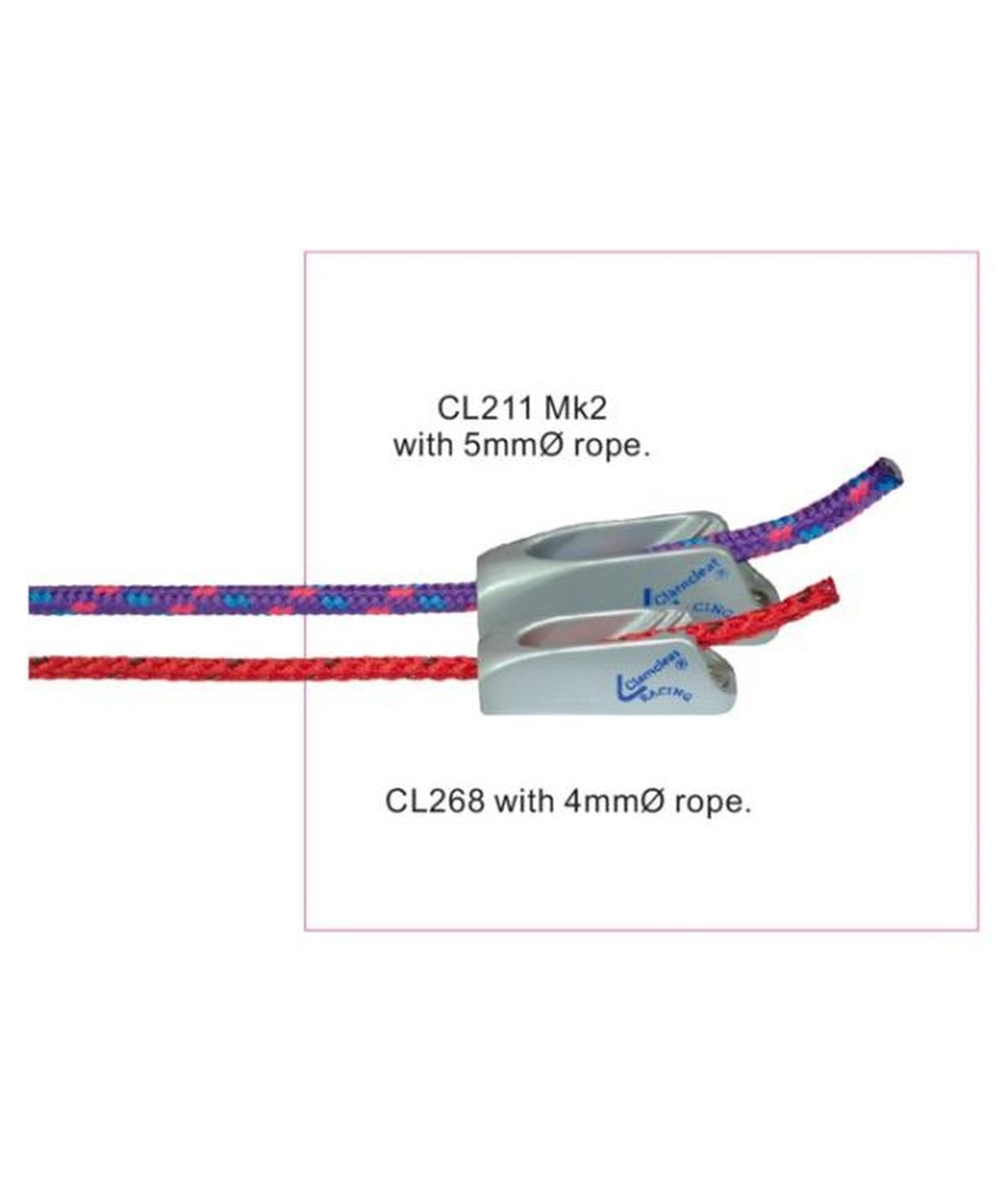 Clamcleat Racing Junior MK2 CL211MK2AN 3–6mm – aluminum