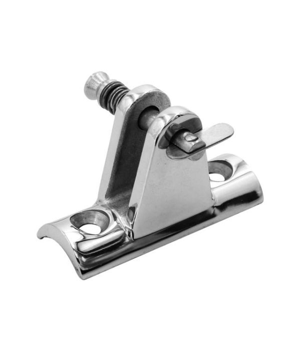 Talamex Buiskapbeslag RVS dekplaat hol 90° met dropnose pin