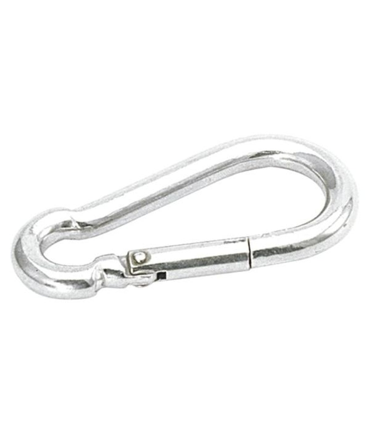 Talamex Mosquetón con codo 120mm – Acero inoxidable AISI 316