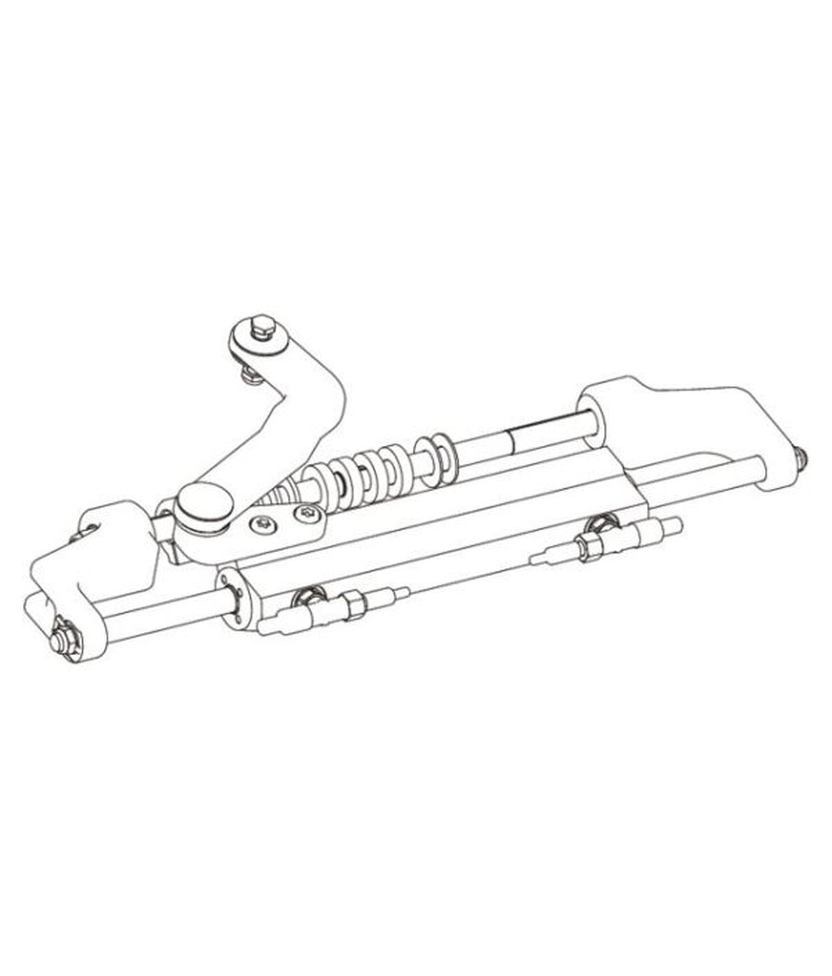 Ultraflex Hydraulische cilinder UC95-OBF/3 – frontmontage