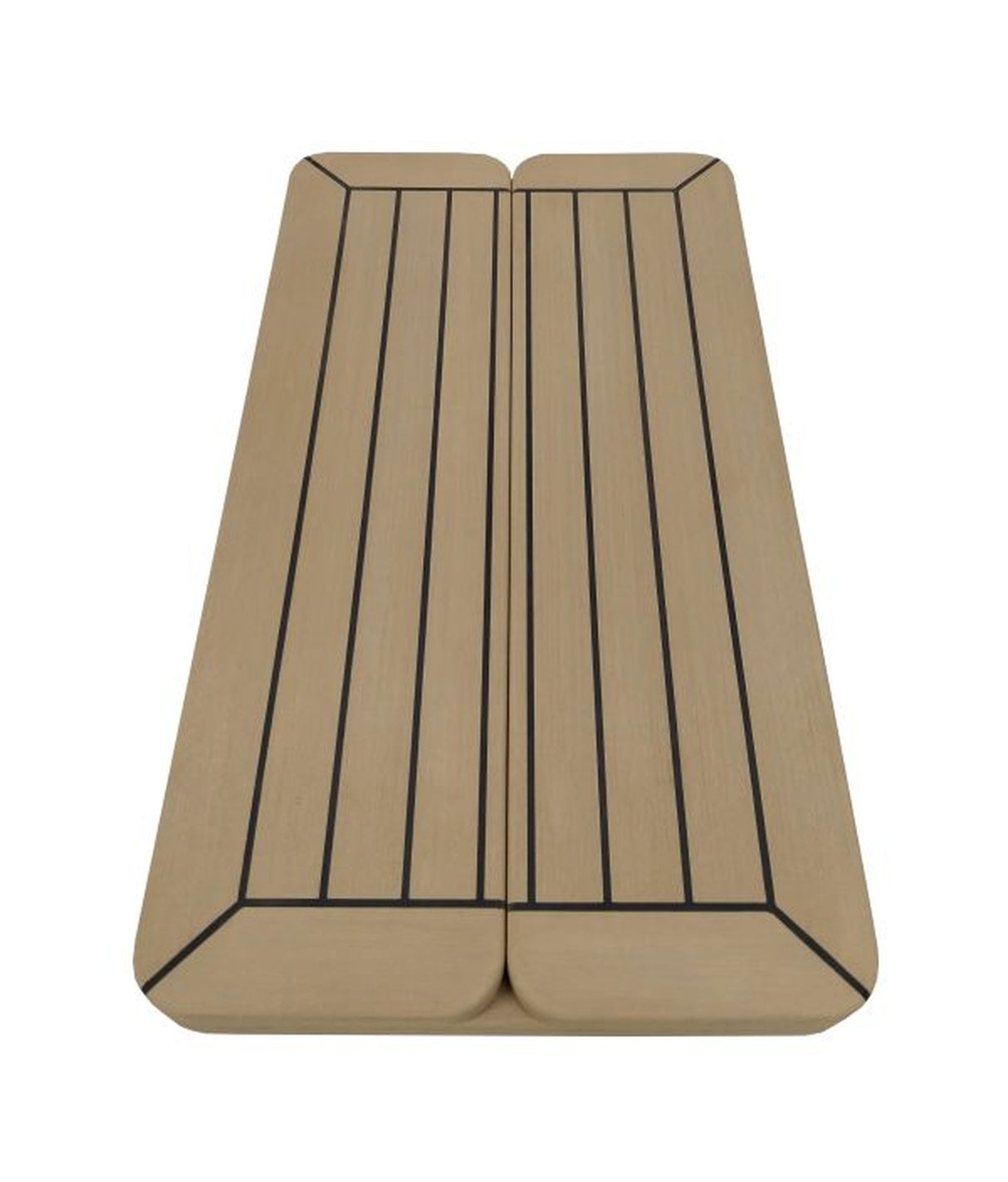Eude Tabletop EcoTeak Wing 34/68 x 60 cm