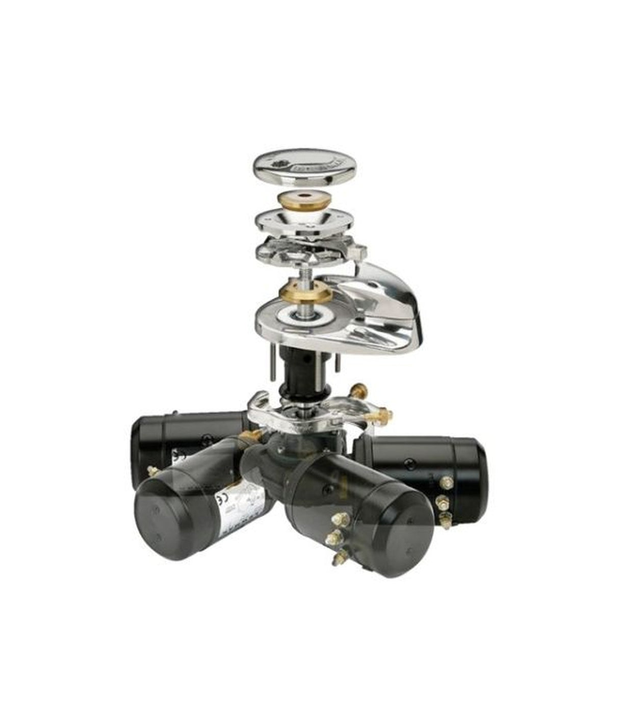 Lewmar Ankerlier V2 12V 6672021108-138 002 kit – vertical de acero inoxidable, FastFit