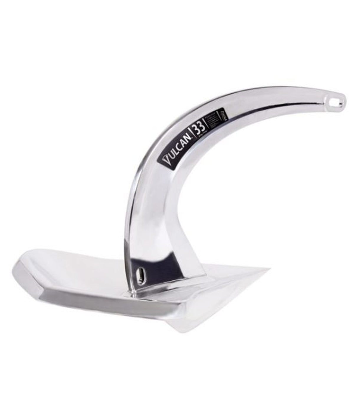 Vulcan anker rvs 33 kg – senza roll-bar, con roll-palm e V-bulb