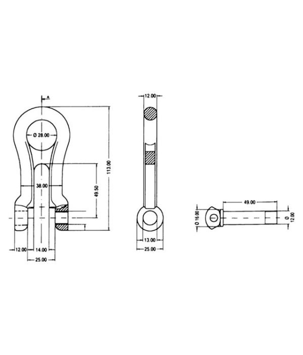 Kong Chain gripper stainless steel 6-8mm