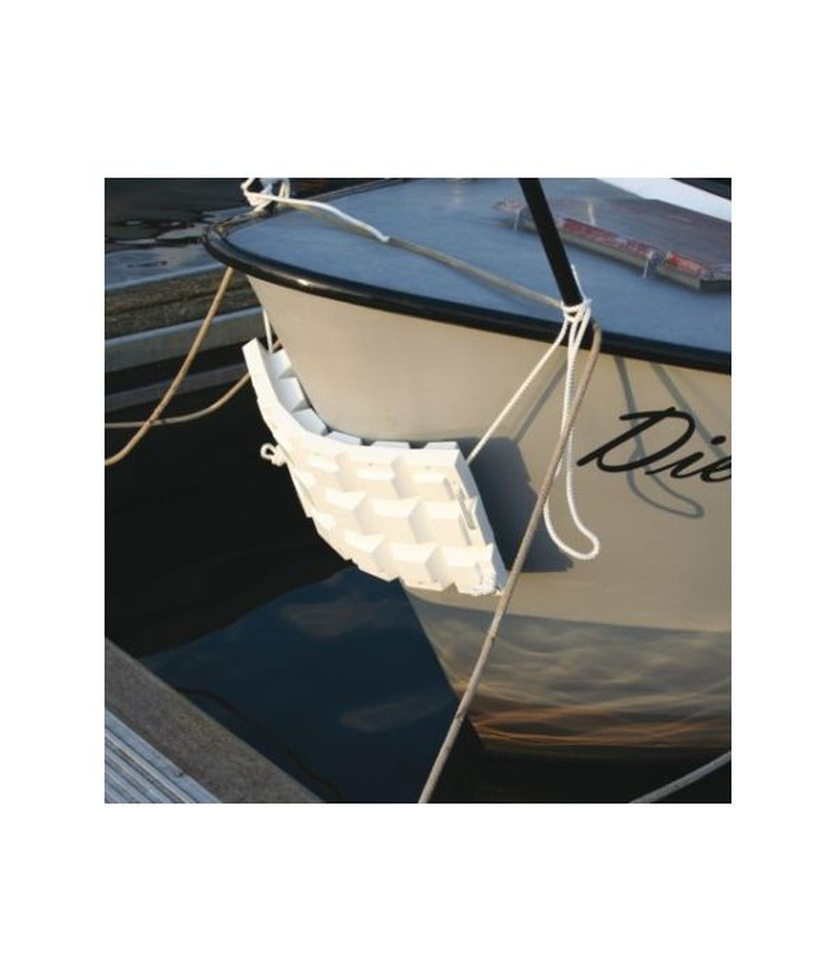 Talamex Multifender black – bow fender, pole fender, railing fender