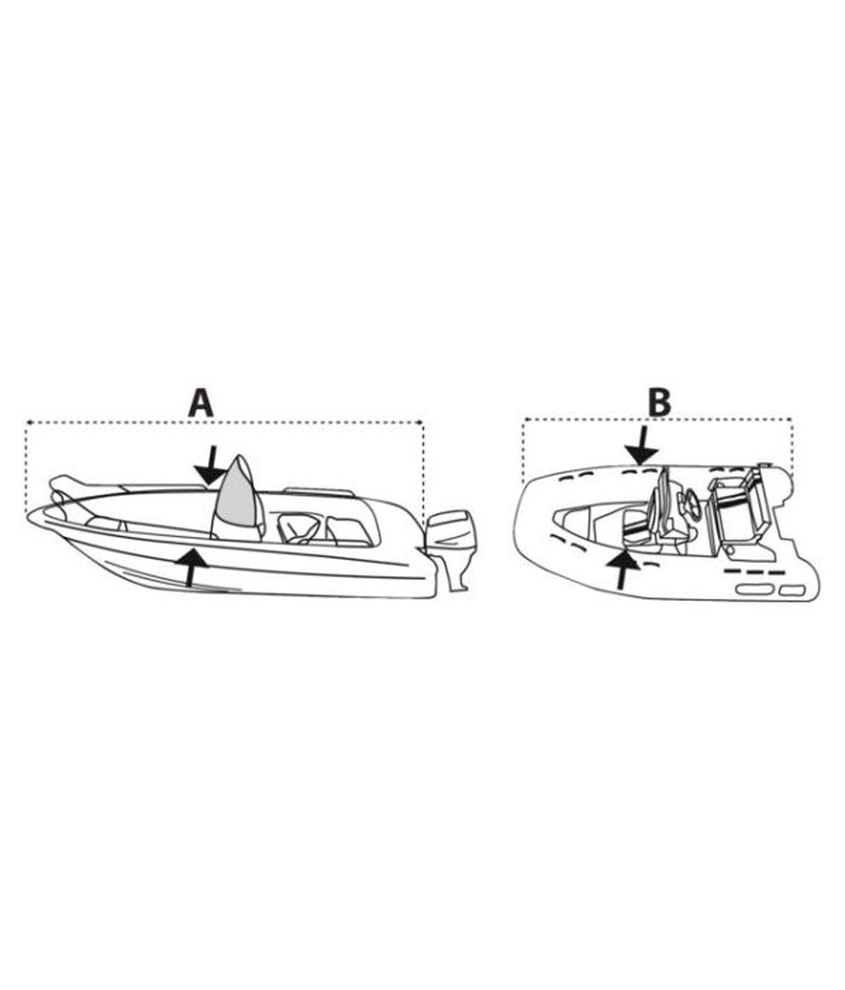 Talamex bottes de bateau S (480–560 cm) – résistant aux UV avec revêtement PU