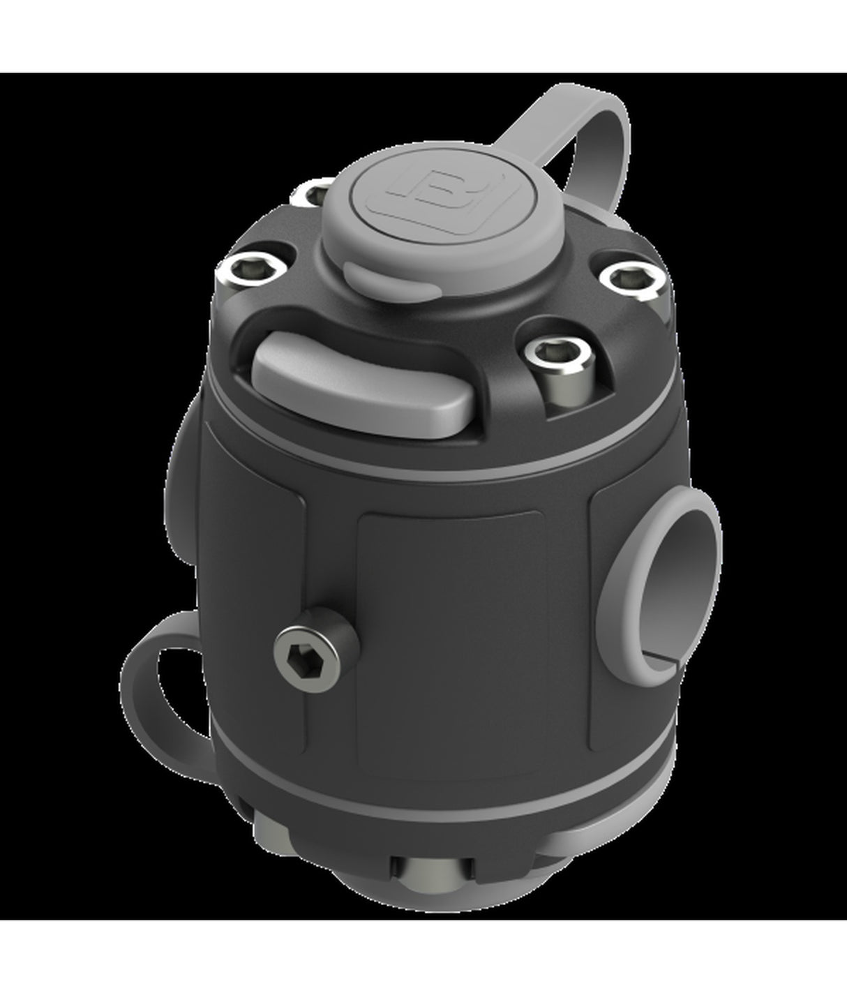 Borika montagevoet dubbel voor relingmontage 22/25 mm