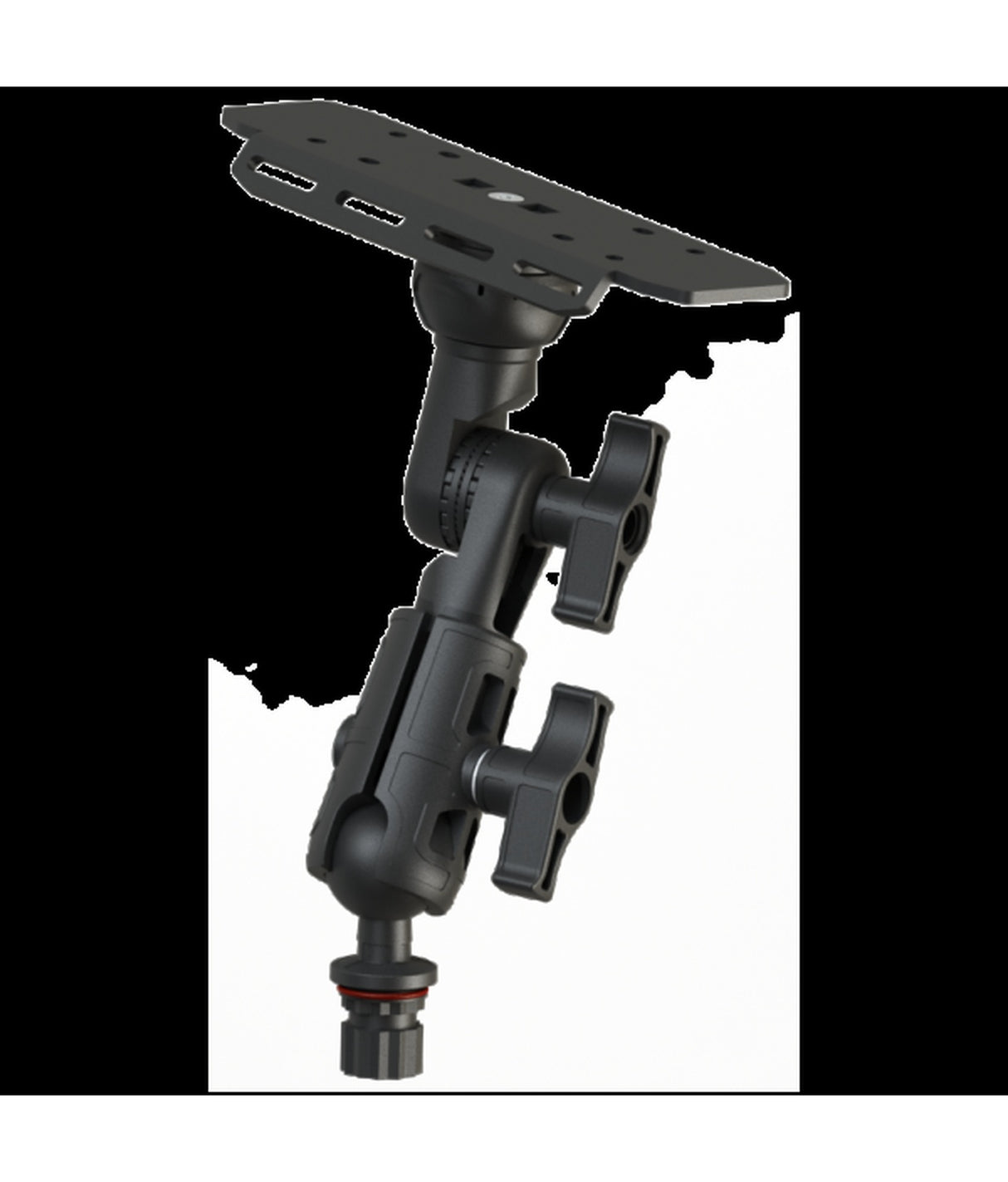 Borika fishfinder-montageplaat 9–12 inch met verstelbare steun