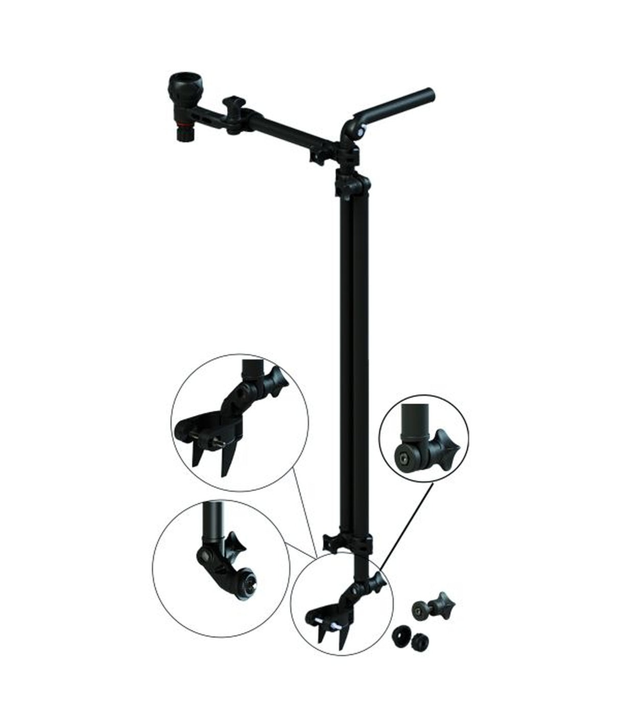 Support universel de transducteur Borika avec support – pour kayaks et bellyboats