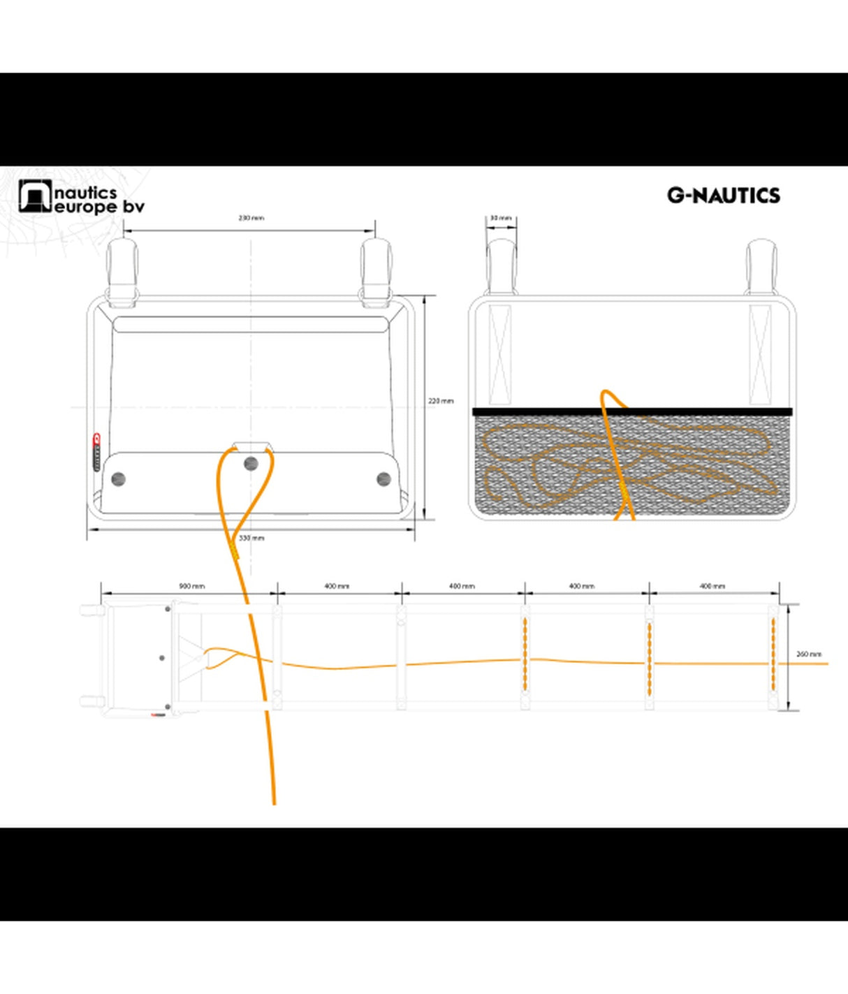 Gnautics reddingsladder iQ beige 5 treden 91102626 – zwemtrap