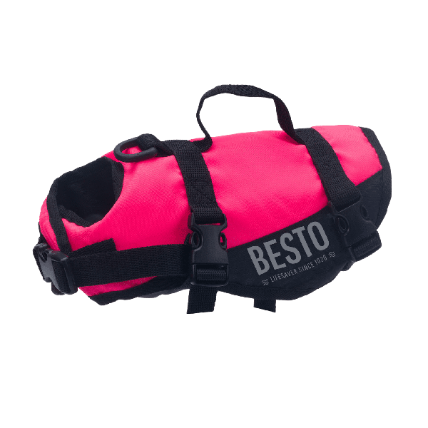 Besto kattenvest deluxe zwart/roze 0-3 kg