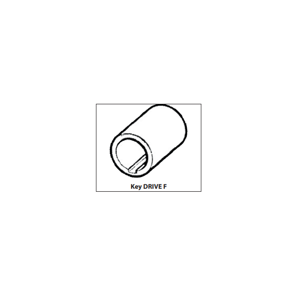 Talamex neopreen impeller key drive voor Honda