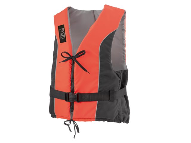 Besto Dinghy Zipper oranje/zwart 50N XXL