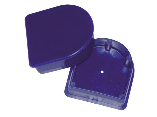 Steigerstootrand p-eindstuk navy blauw (2pcs)