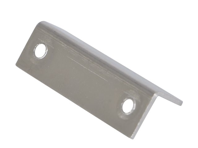 Slotplaat voor druknop haaks