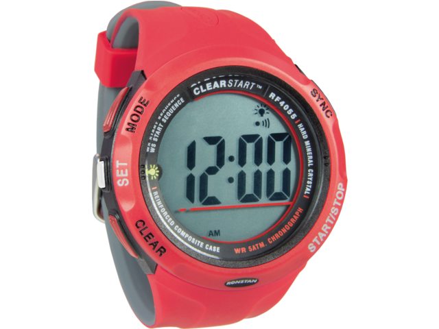 Ronstan clearstart sailing watch, 50mm, red grey
