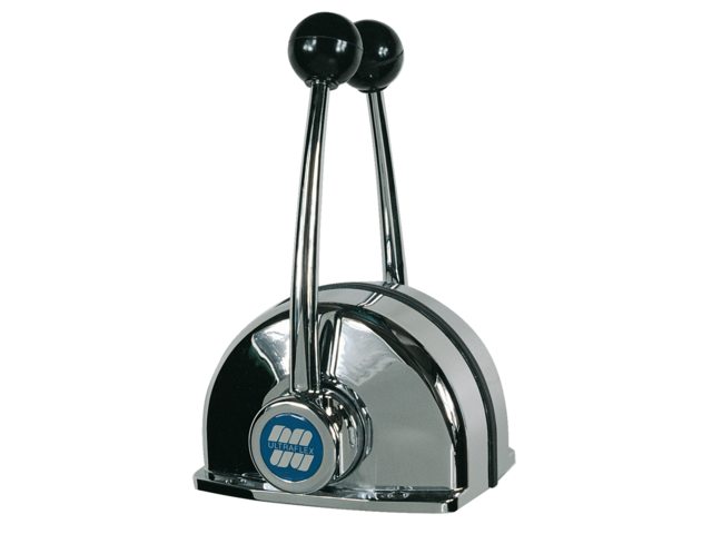 B104 bedieningsunit dubbel verchroomd