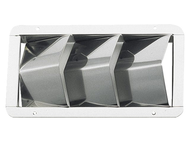 Ventilatierooster rvs 205x114mm