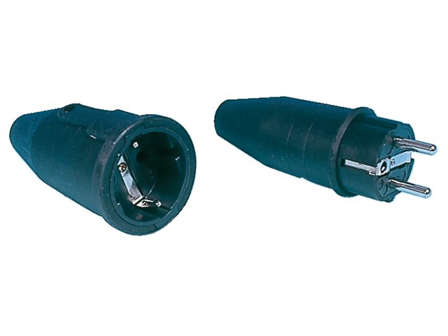 Rubber contra stekker