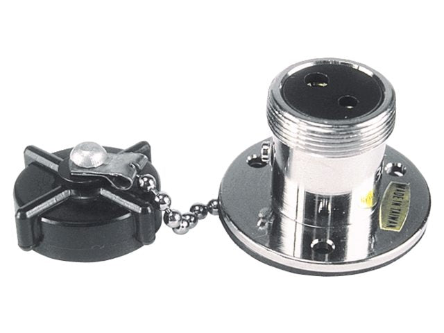 Stopcontact verchroomd 3A 2p