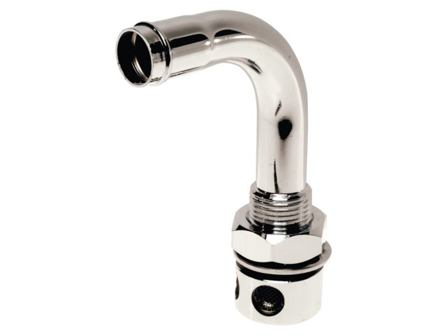 Tankontluchter verchroomd 90ø