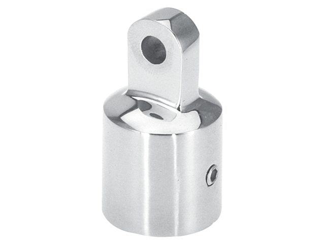 Buiskapbeslag rvs eindstuk 22mm