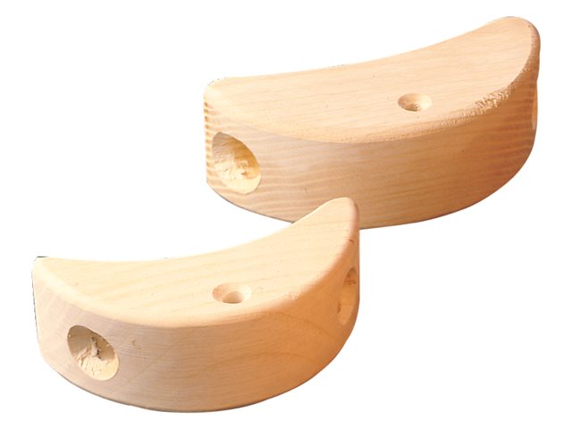 Halve maan middel gat 14mm