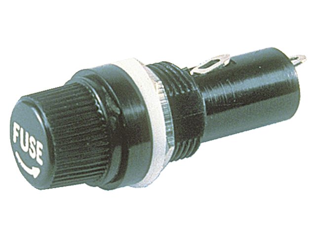 Zekeringhouder voor glaszekering