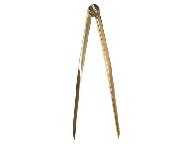 Kaartpasser 180mm recht