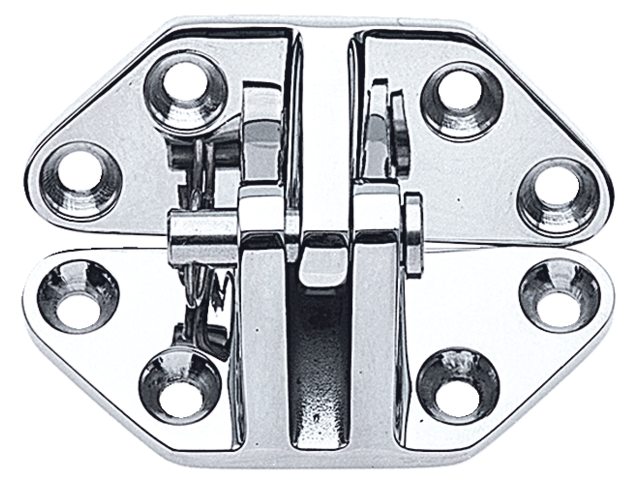 Luikscharnier hoek rvs 67x73mm