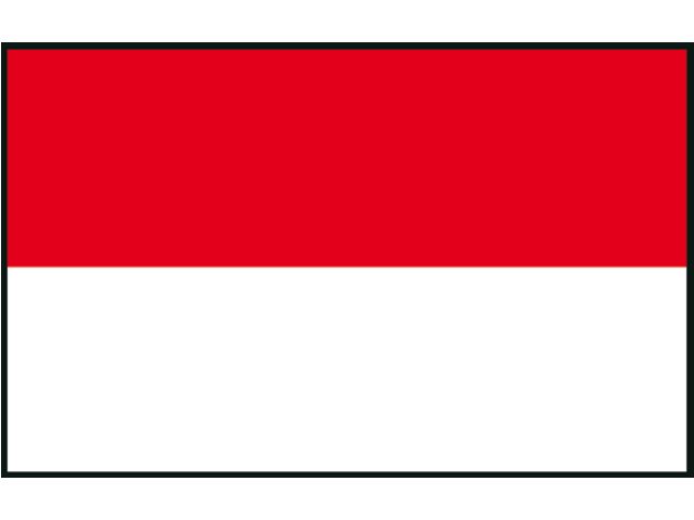 Vlag rood-wit 70x100