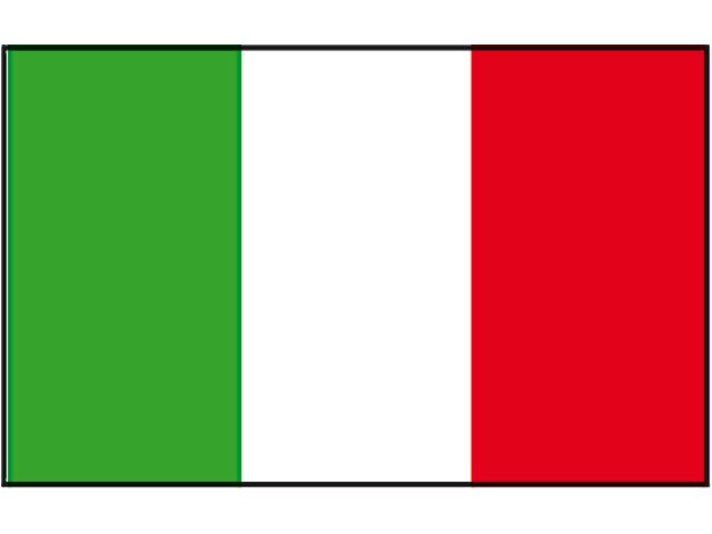 Italiaanse vlag 20x30