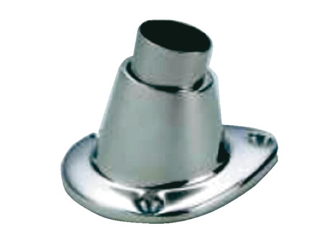 Vlaggenstokhouder rvs 25mm met insert