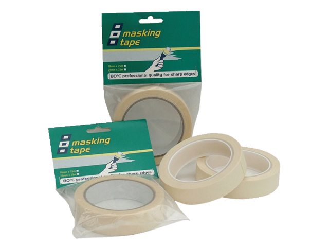 Masking tape hemp natural 18mm 25m