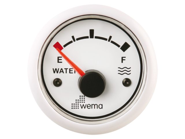 Tankmeter water wit