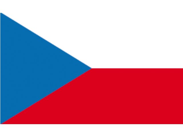Tsjechische vlag 20x30