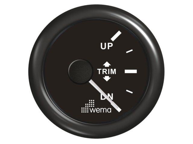Motor trim meter zwart