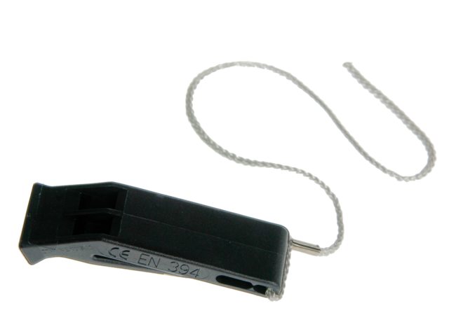 Fluitje met 25cm koord (100N-150N)