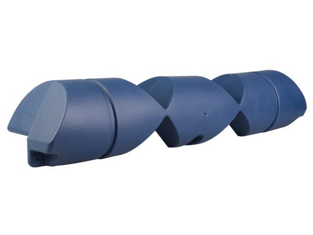 Steigerfender groot hoek 100x19x19cm navy