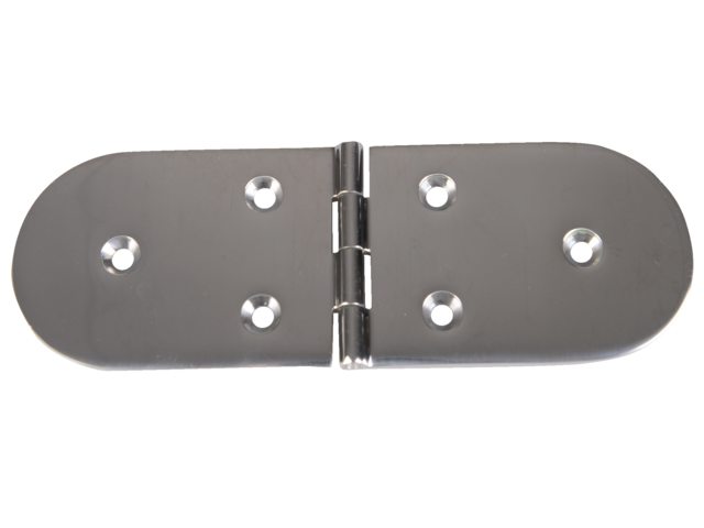 Scharnier rvs 190x65mm 180ø